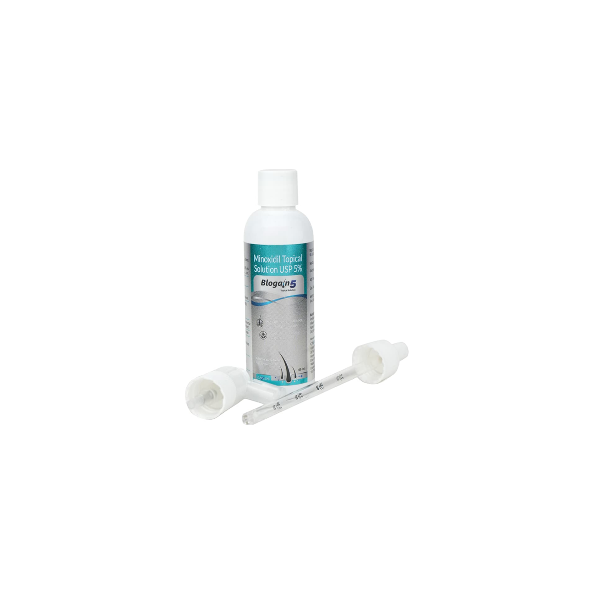 Blogain-5 Hair Growth Topical Solution pack side view