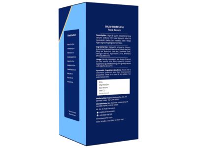 Blue Nectar Shubhr Bakuchi Face Serum pack side view
