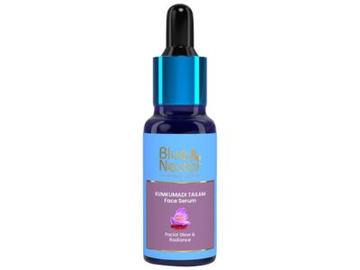 Blue Nectar Kumkumadi Tailam Face Serum pack front view