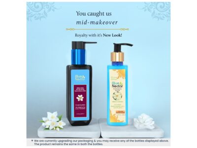 Blue Nectar Niraa Shea Butter SPF 30 Face and Body Lotion pack side view