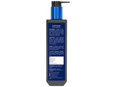 Blue Nectar Shubhr Honey Face Cleanser pack side view