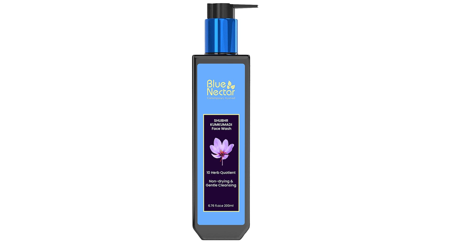 Blue Nectar Shubhr Kumkumadi Face Wash pack front view