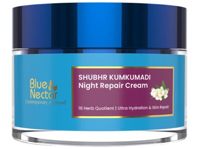 Blue Nectar Shubhr Kumkumadi Night Repair Cream pack front view