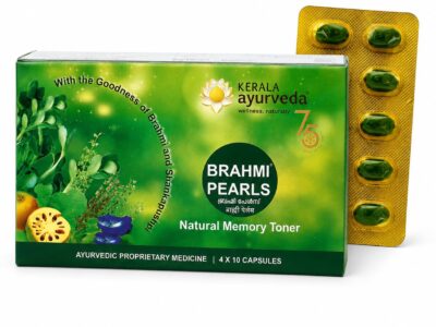 Kerala Ayurveda Brahmi Pearls pack front view