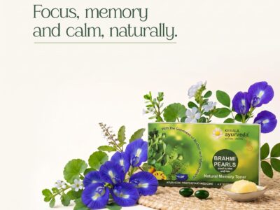 Kerala Ayurveda Brahmi Pearls pack side view