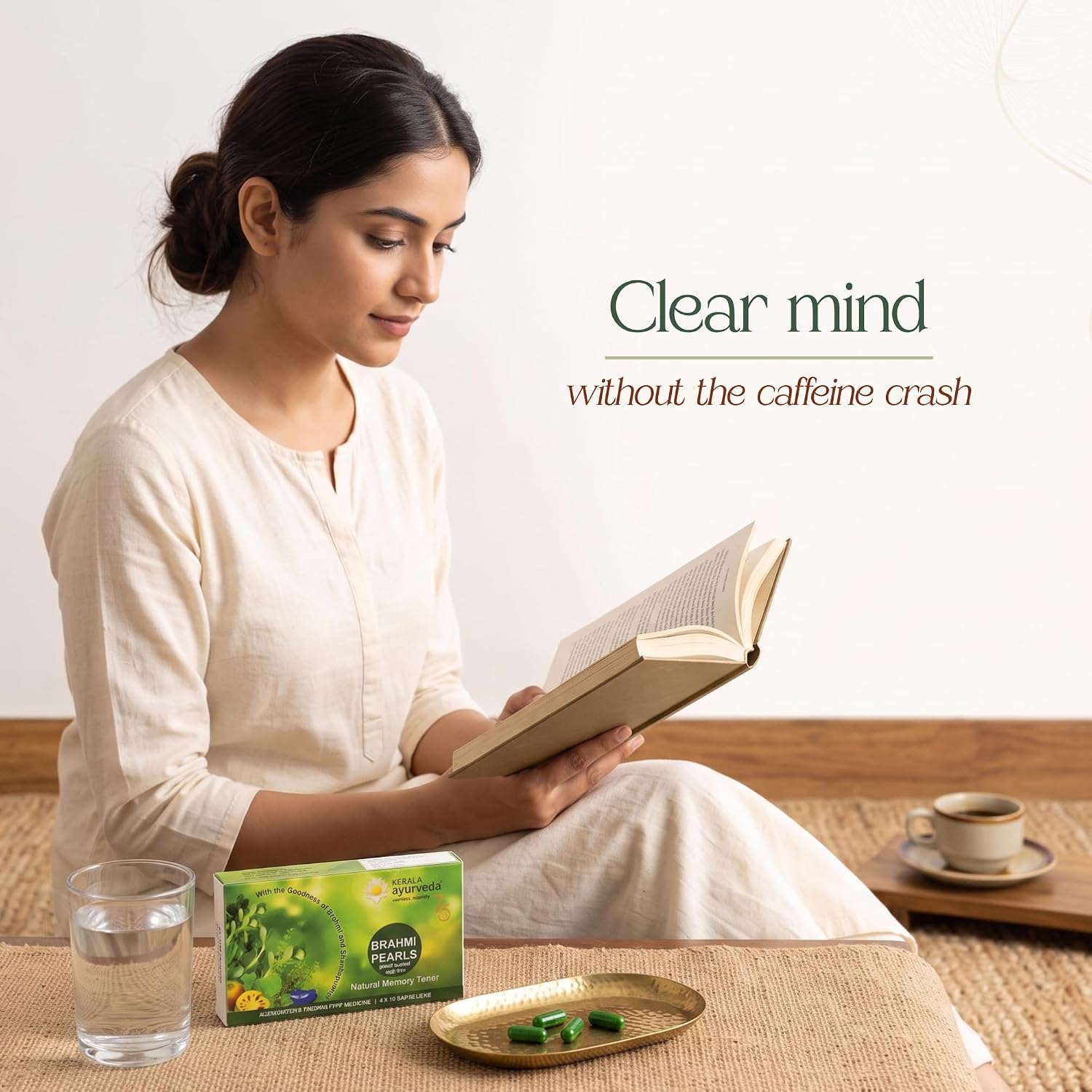 Kerala Ayurveda Brahmi Pearls strip blister view