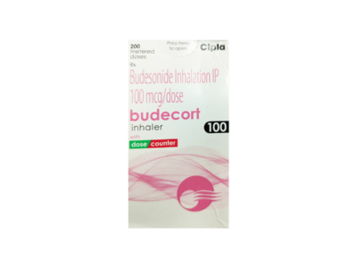 BUDEcort 100 Inhaler pack front view