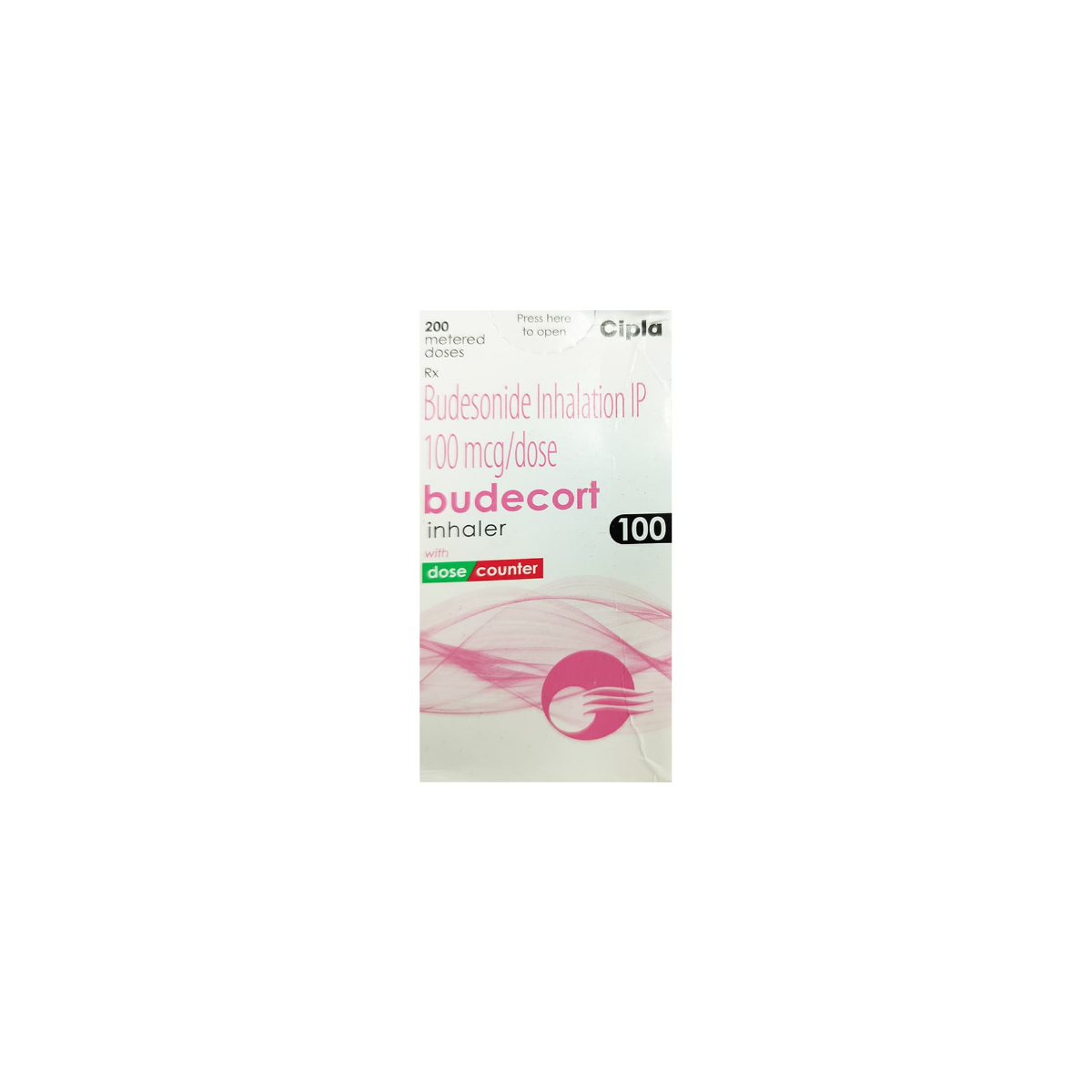 BUDEcort 100 Inhaler strip blister view