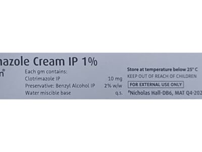 Canesten Anti-Fungal Cream pack side view