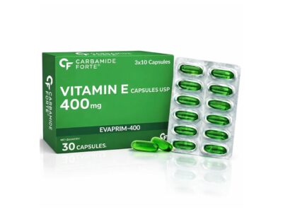 Carbamide Forte Vitamin E 400mg Capsules for Face and Hair