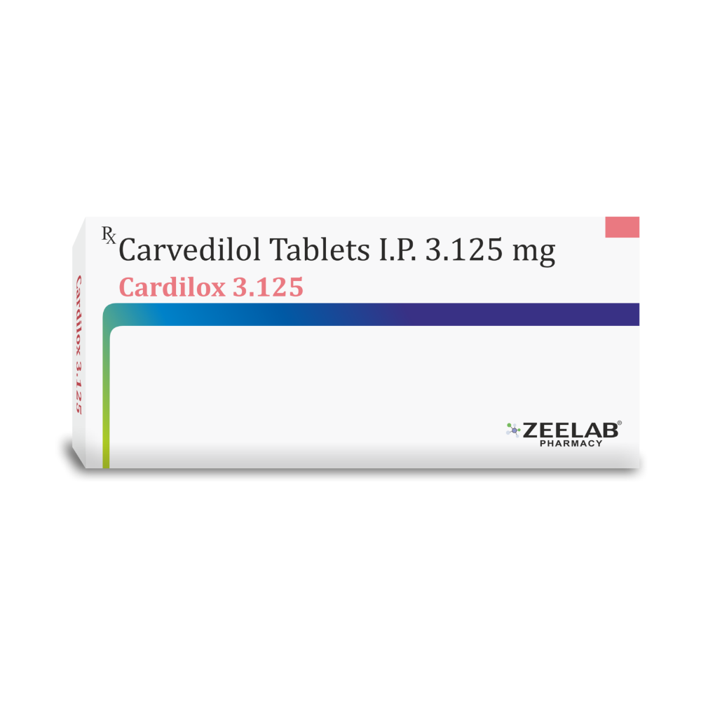 Cardilox 3.125mg Tablet