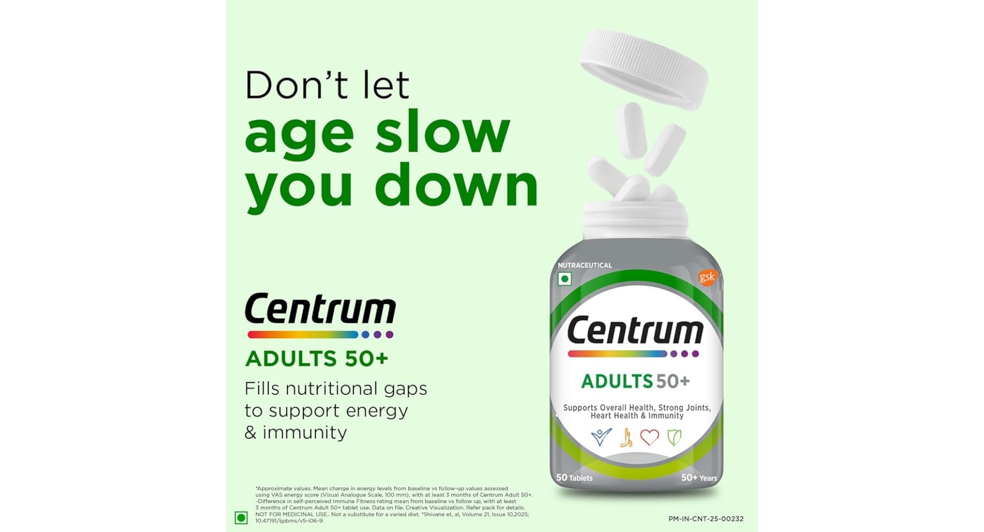 Centrum Adults 50+ Multivitamin Tablet
