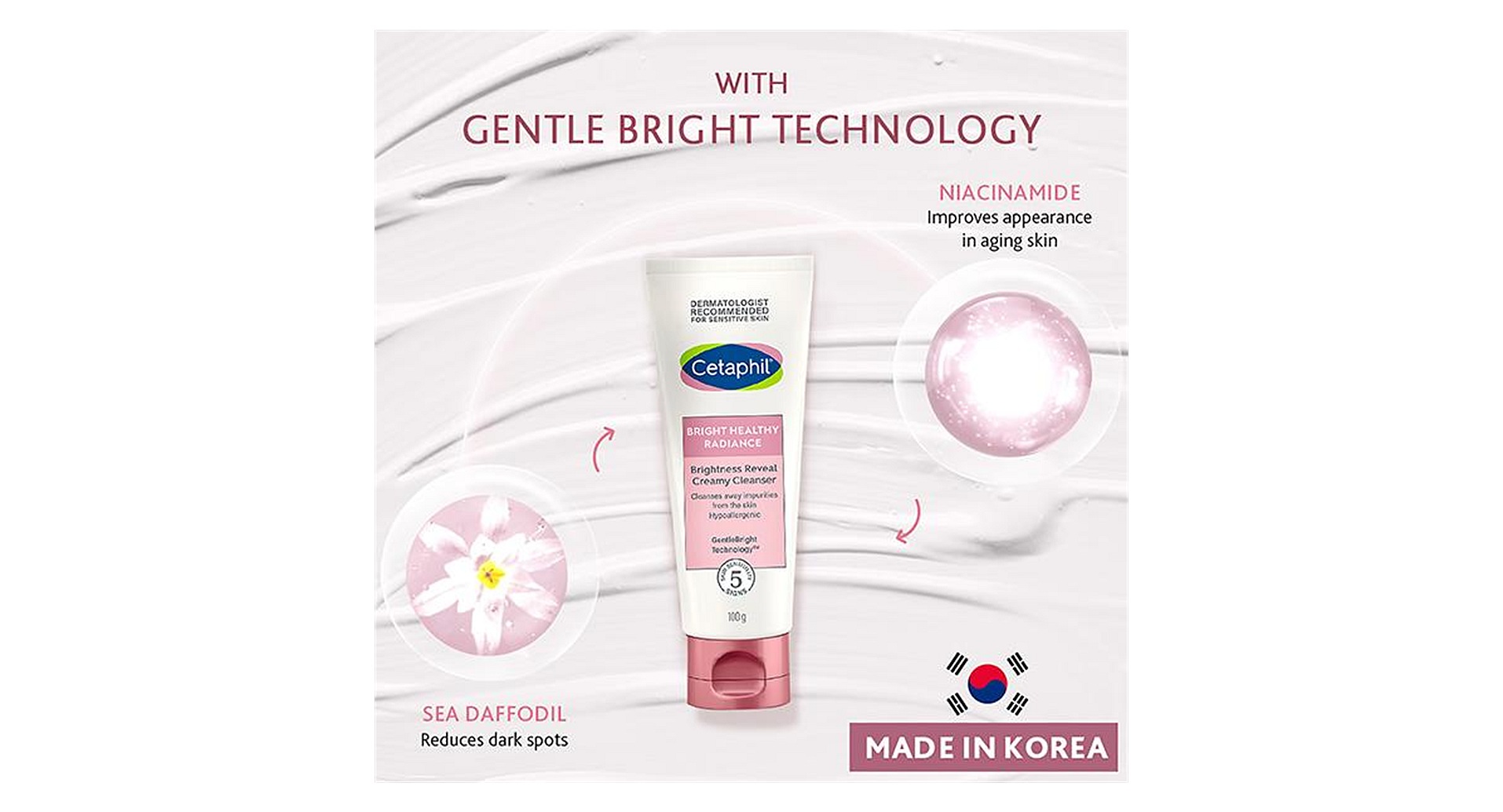 Cetaphil Bright Healthy Radiance Brightness Reveal Creamy Cleanser
