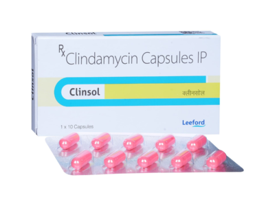 Clinsol 300mg Capsule pack front view