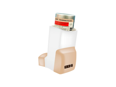 Combihale FB 200 Inhaler pack side view