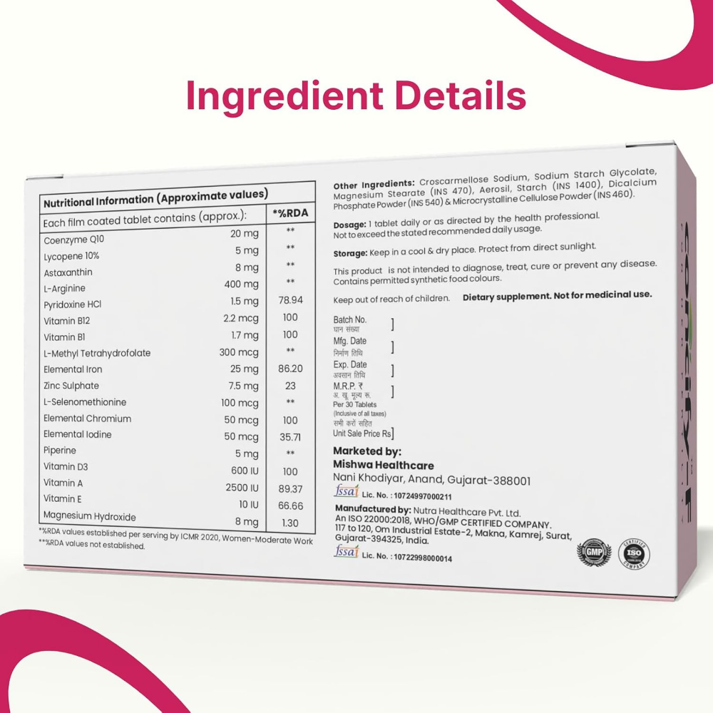 Concify-F Female Fertility Support Tablet