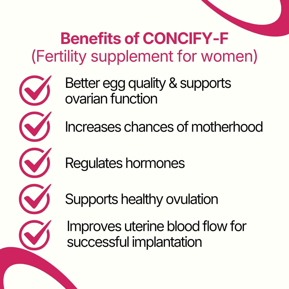 Concify-F Female Fertility Support Tablet