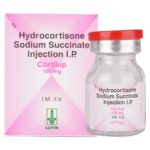 Cortilup 100mg Injection vial with Lupin carton