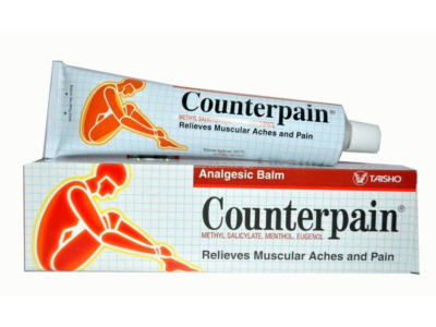 Counterpain Analgesic Balm 120 g tube and carton