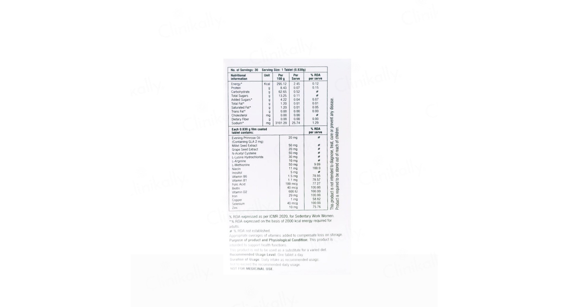 Cutihance Women Nutraceutical Tablet