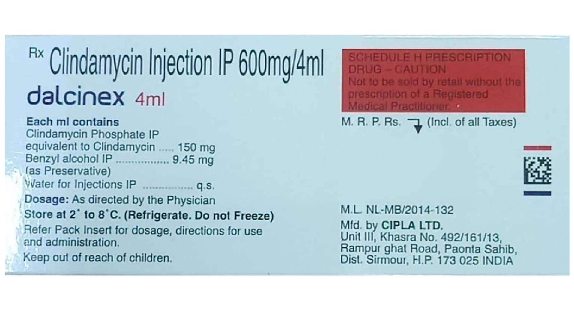 Dalcinex 600mg Injection