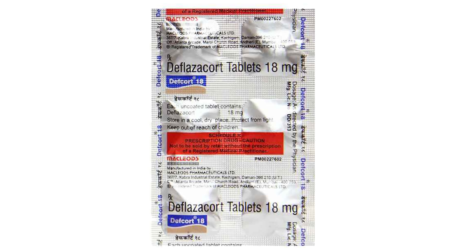 Defcort 18mg Tablet