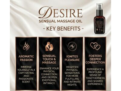 DESIRE Sensual Massage Oil for Couples