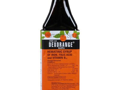 Dexorange Hematinic Syrup 200ml bottle - orange flavoured iron tonic