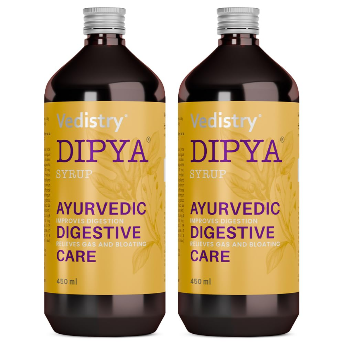 Dipya Ayurvedic Digestive Syrup pack side view