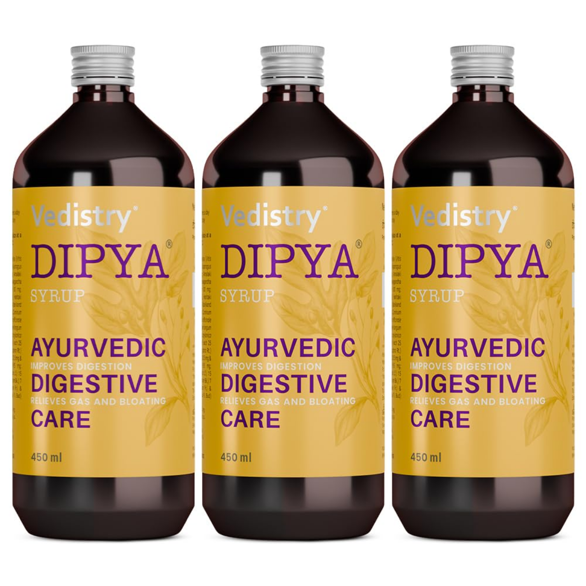 Dipya Ayurvedic Digestive Syrup strip blister view