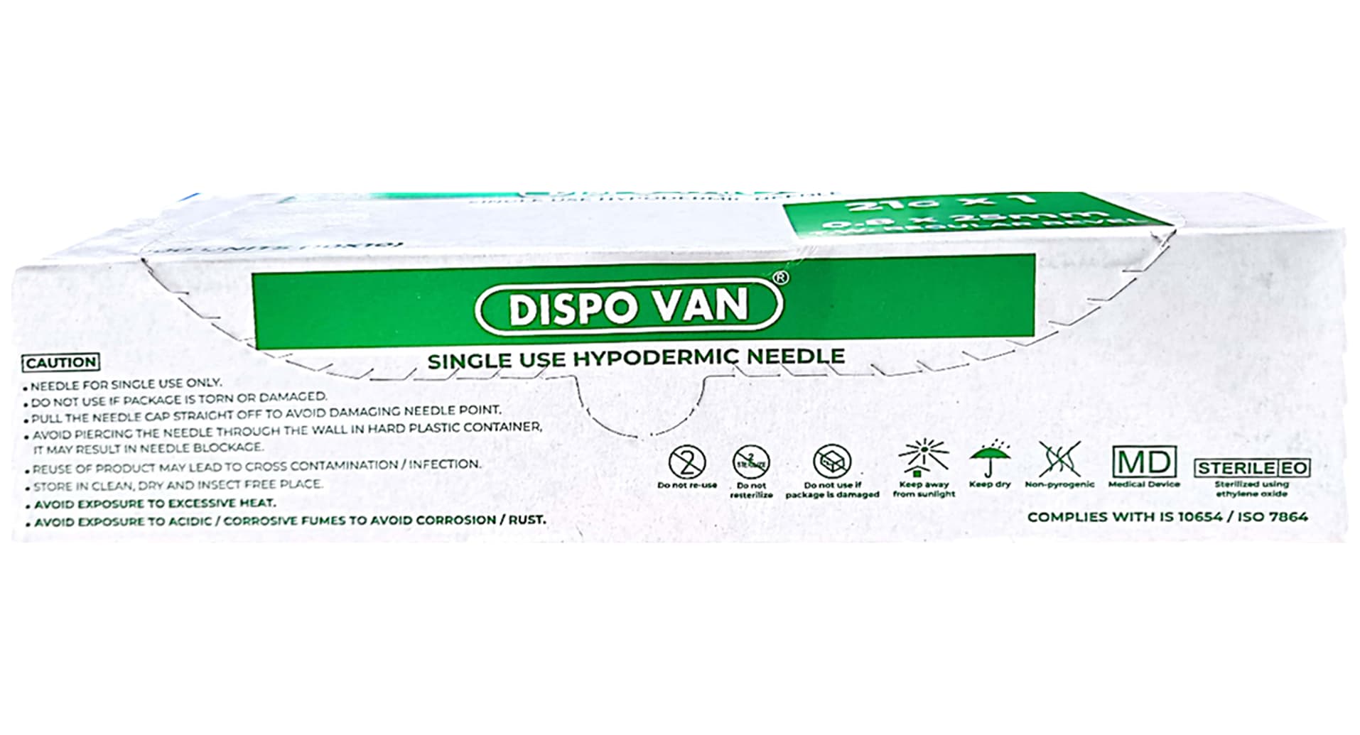 Dispovan Needle 21G x 1 inch - Image 2