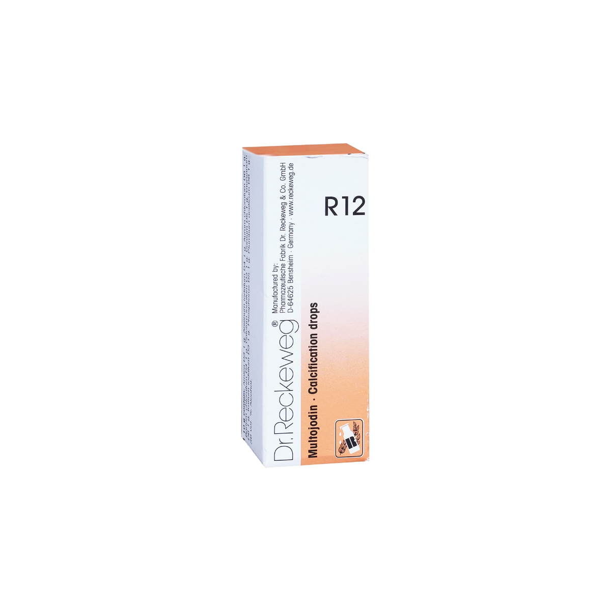 Dr. Reckeweg R12 Calcification Drops pack side view