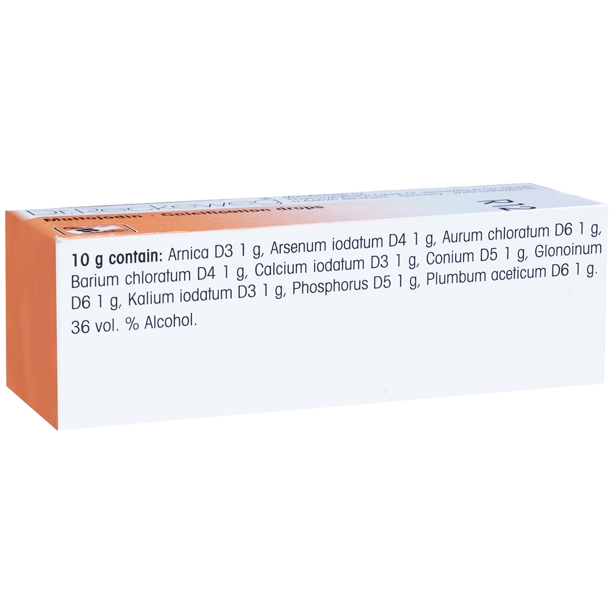 Dr. Reckeweg R12 Calcification Drops pack back view