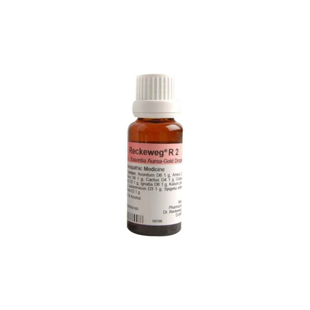 Dr. Reckeweg R2 Heart Efficiency-Gold Drops pack side view