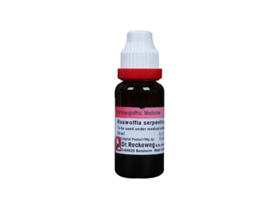 Dr. Reckeweg Rauwolfia Serpentina Q Mother Tincture pack front view