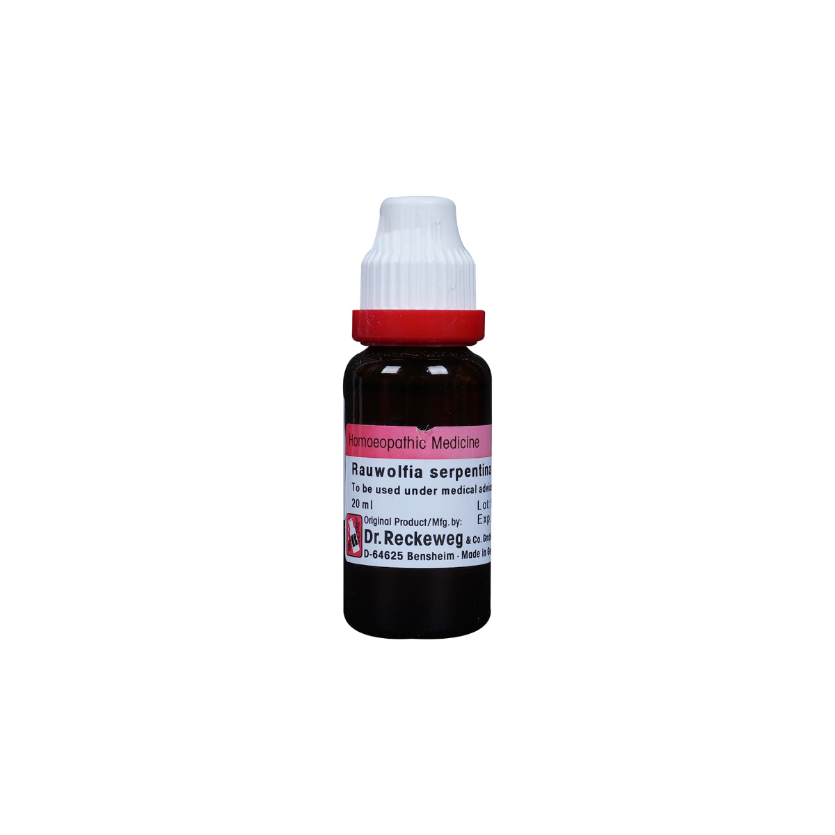 Dr. Reckeweg Rauwolfia Serpentina Q Mother Tincture pack front view