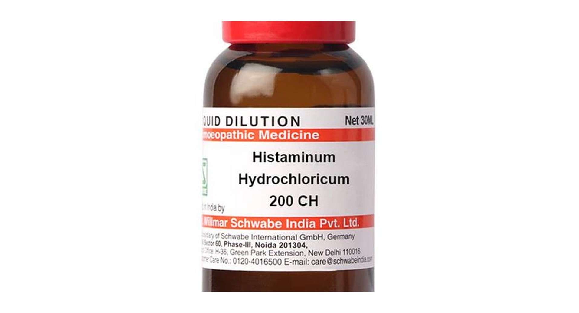 Dr Willmar Schwabe India Histaminum Hydrochloricum Dilution 200 CH