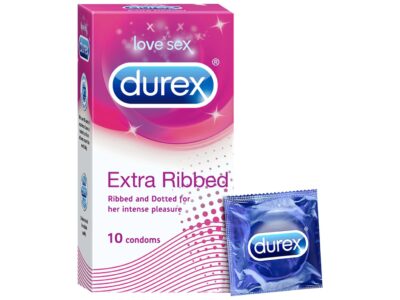 Durex Extra Ribbed Condom