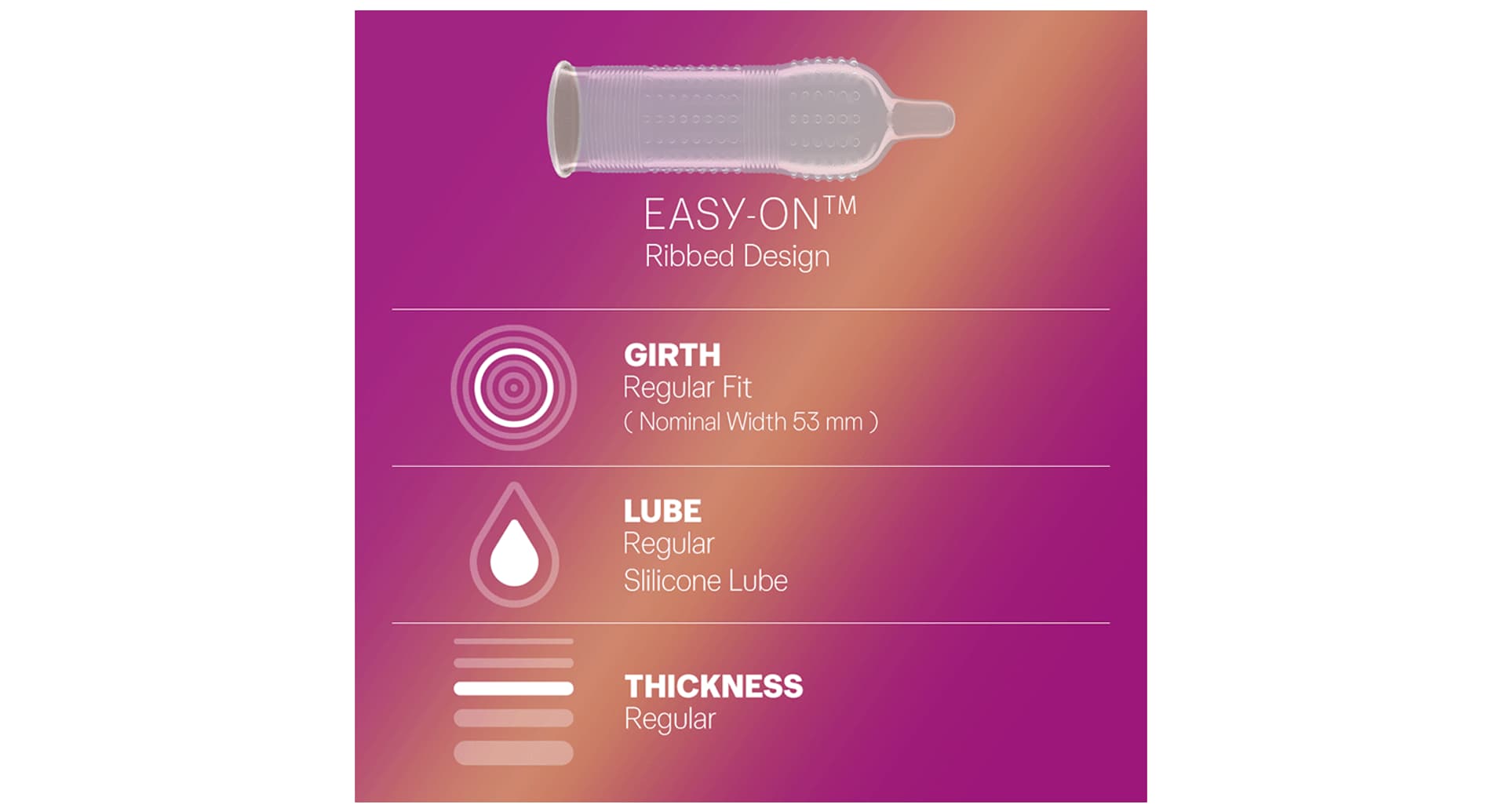 Durex Extra Ribbed Condom