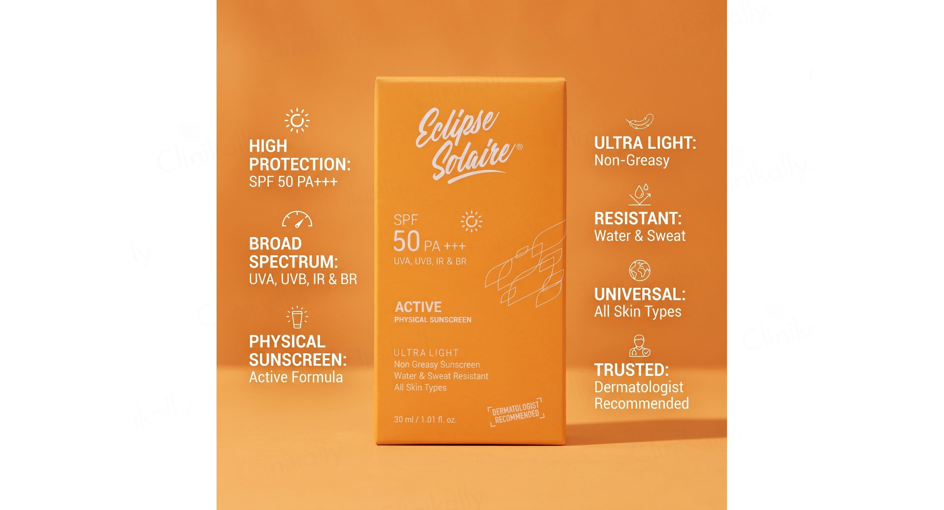 Eclipse Solaire Active Sunscreen SPF 50 PA+++