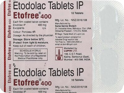 Etofree 400mg Tablet