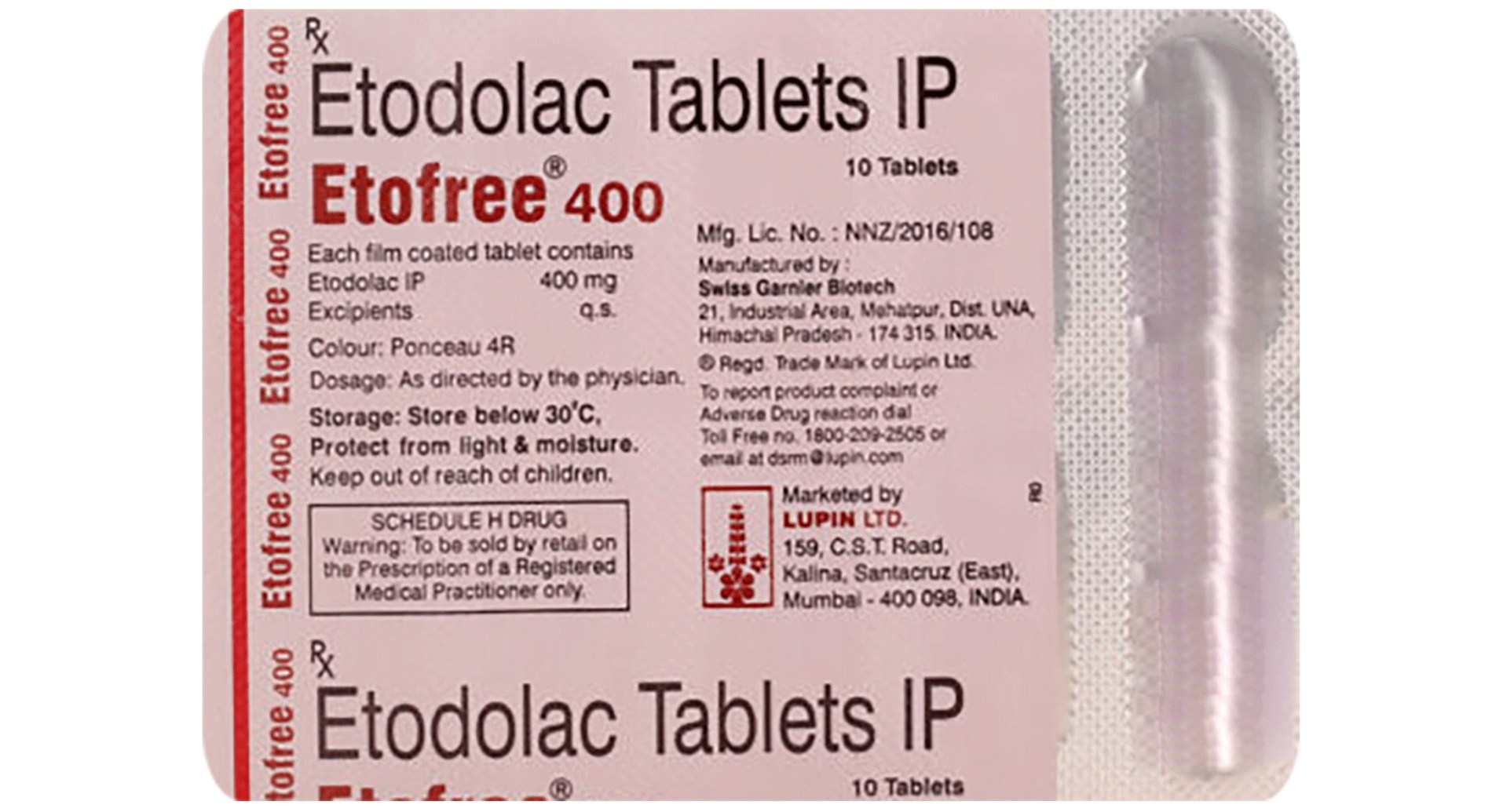 Etofree 400mg Tablet
