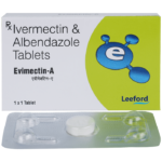 Evimectin-A Tablet Ivermectin 12mg Albendazole 400mg
