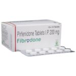 Fibrodone 200mg Tablet carton with blister