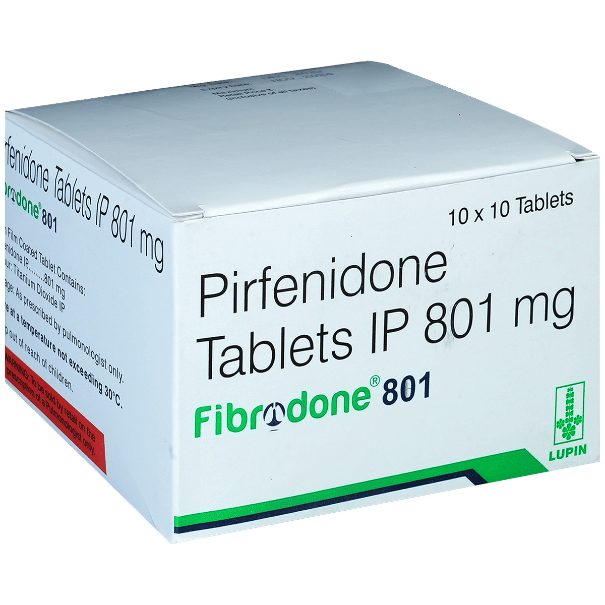 Fibrodone 801mg Tablet pack front
