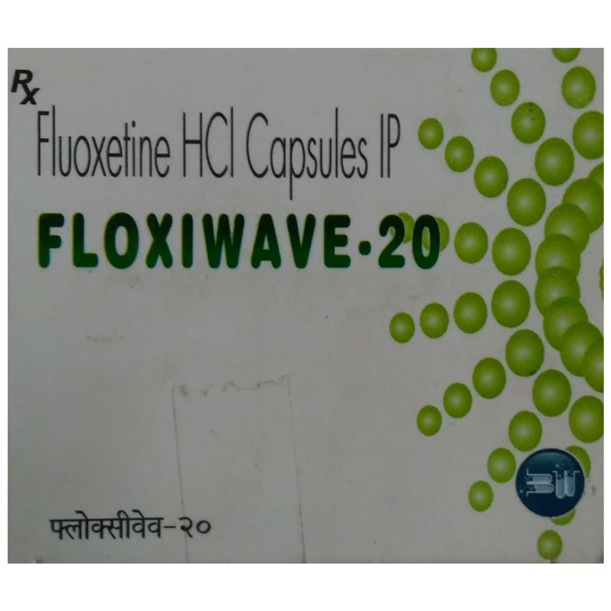 Floxiwave Fluoxetine 20mg Capsule pack front view