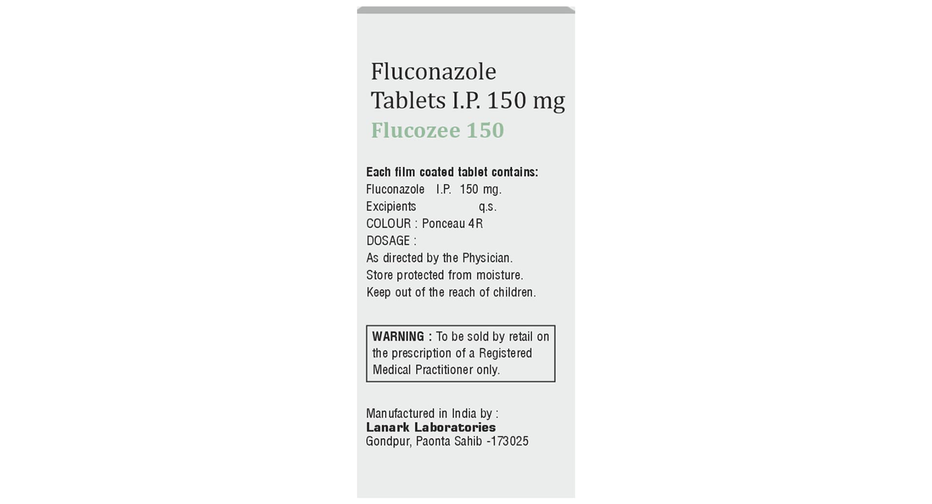 Flucozee 150mg Tablet