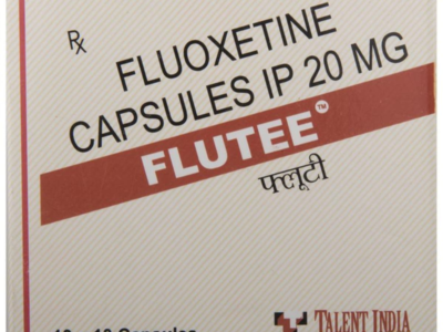 FLUtee Fluoxetine Capsule pack side view