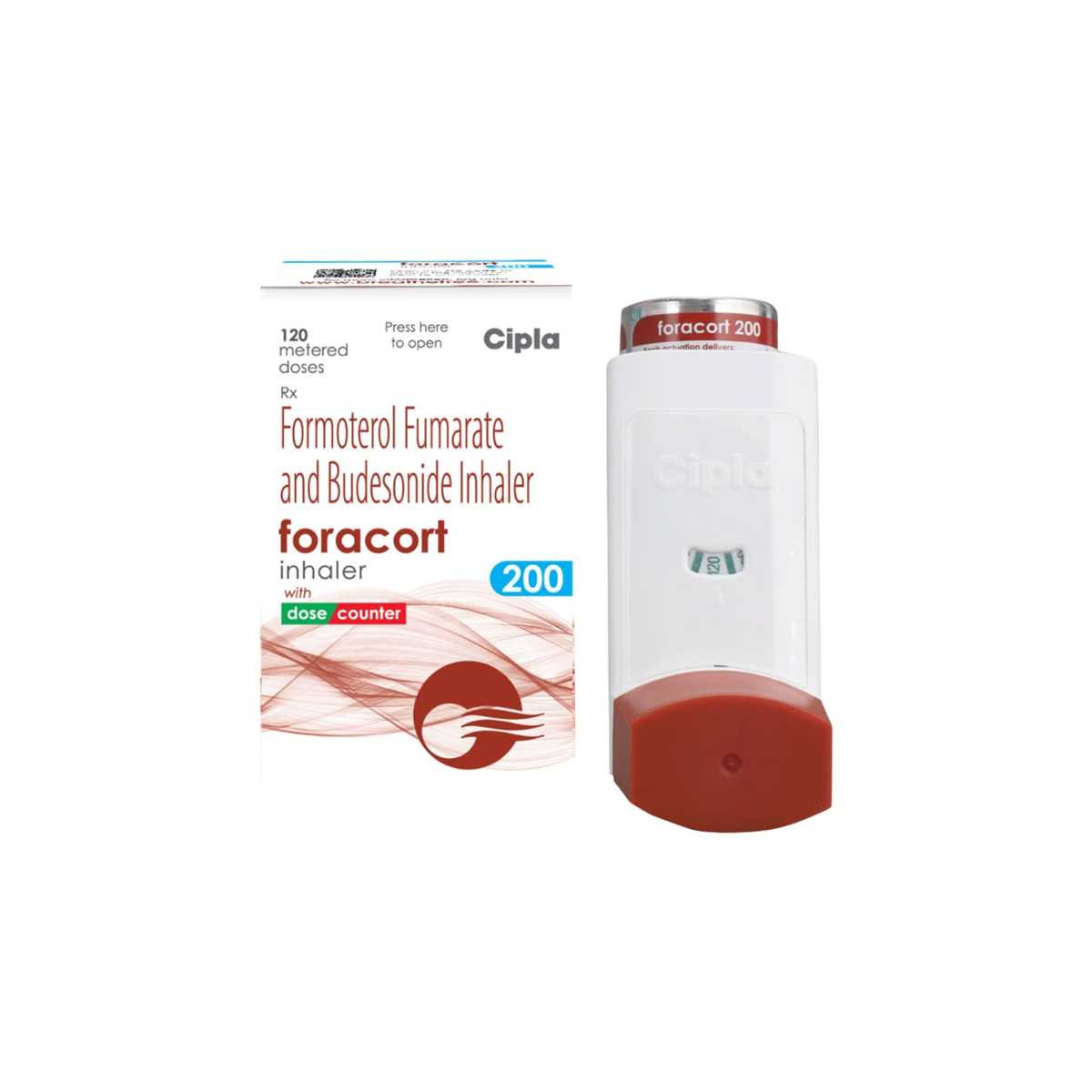 Foracort 200 Inhaler pack front view