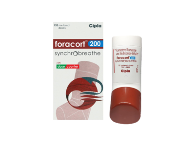 Foracort 200 Synchrobreathe Inhaler pack front view